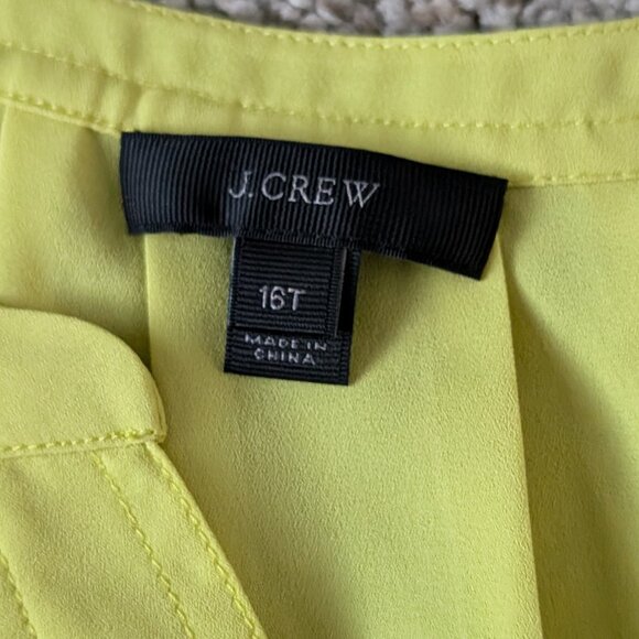EUC J Crew sheer shell, 16T (16 Tall) - Picture 2 of 8